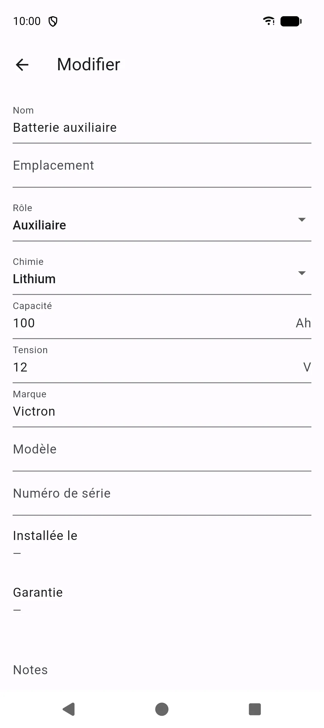 Batterie