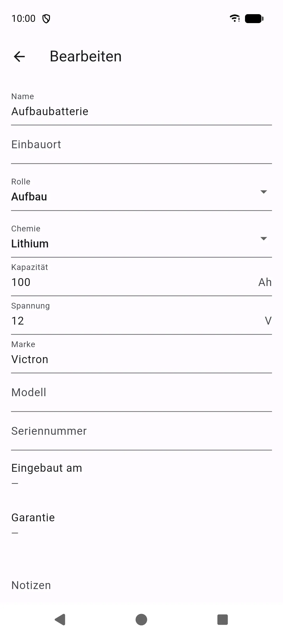 Batterie