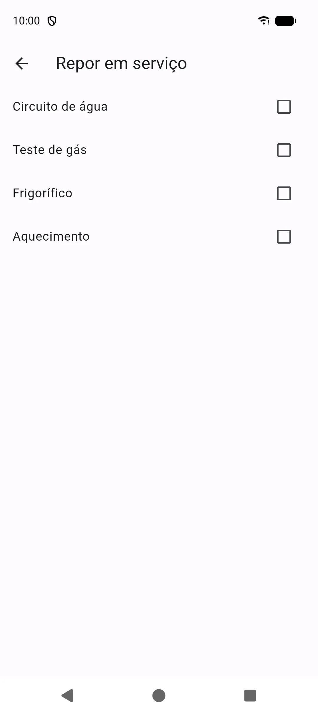 Checklist run