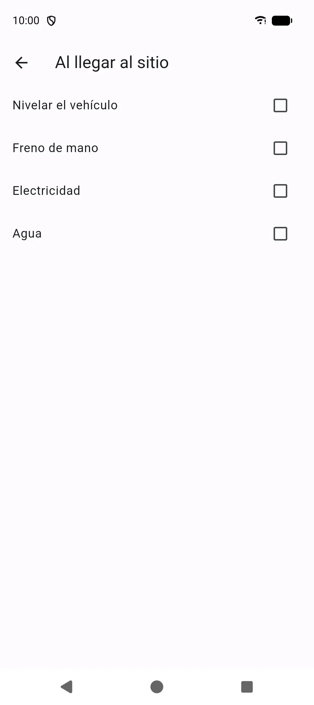 Checklist run
