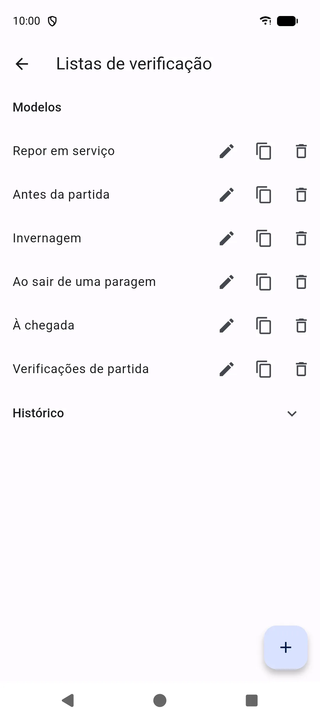 Checklists
